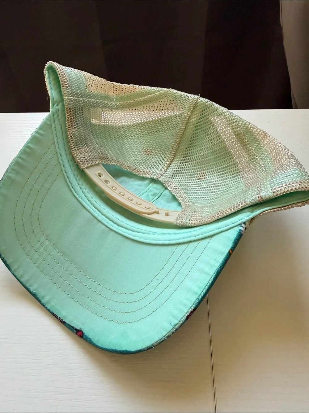 EXPENSIVE Patch Trucker Hat with Chicken Print Mesh SnapBack OS